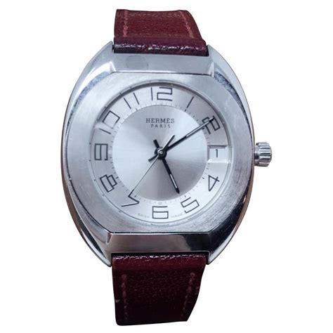 vintage hermes watch mens|used hermes watches for sale.